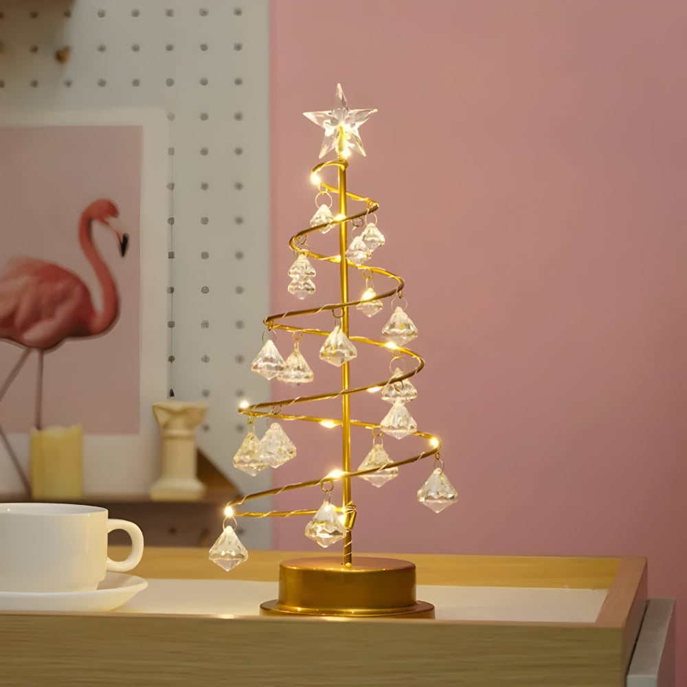 Weihnachtsdeko LED Acryl Tischlampe
