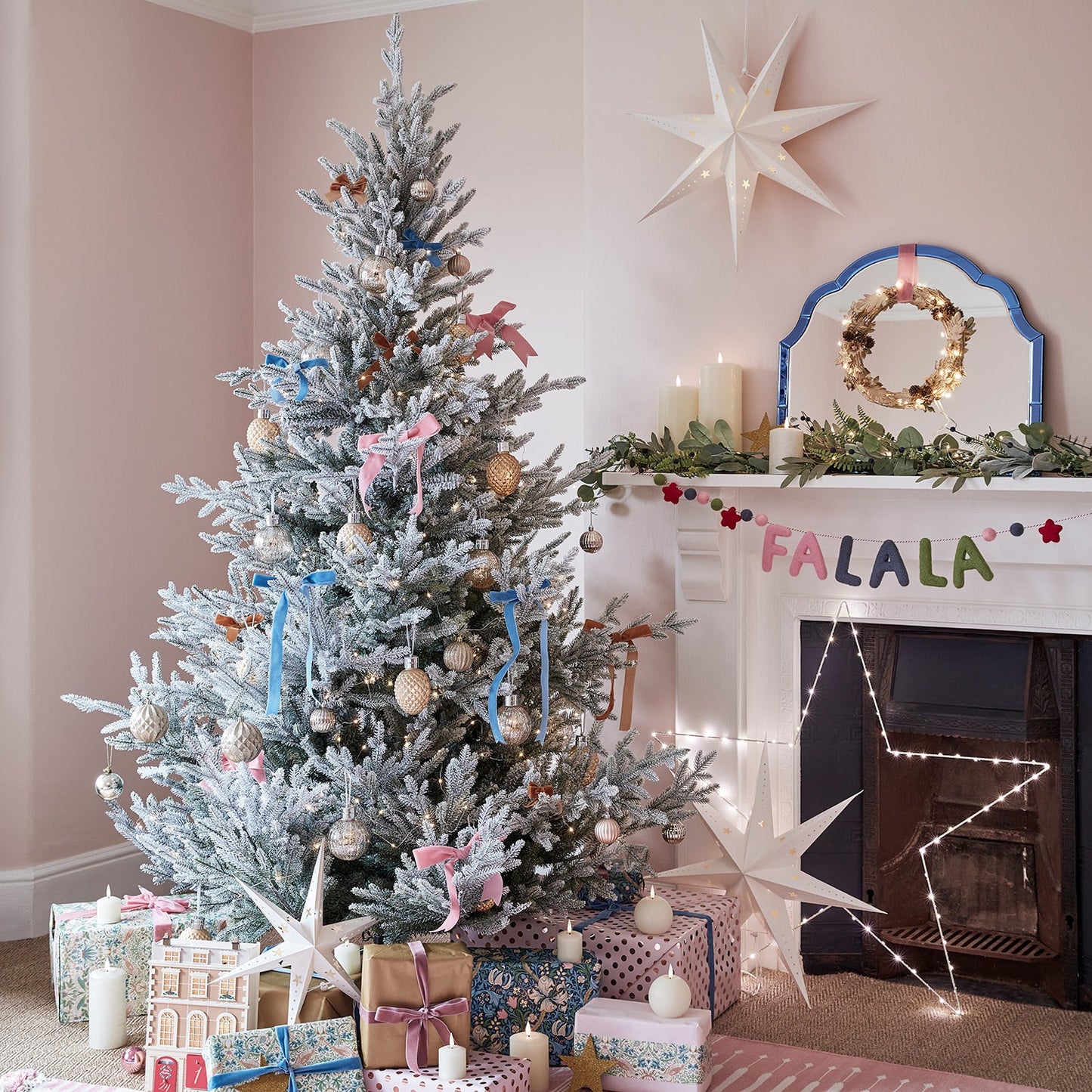 LED Papiersterne Weiß Weihnachtsdeko Innen