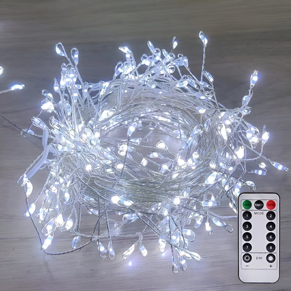 LED Lichterkette Kupferdraht Warmweiß