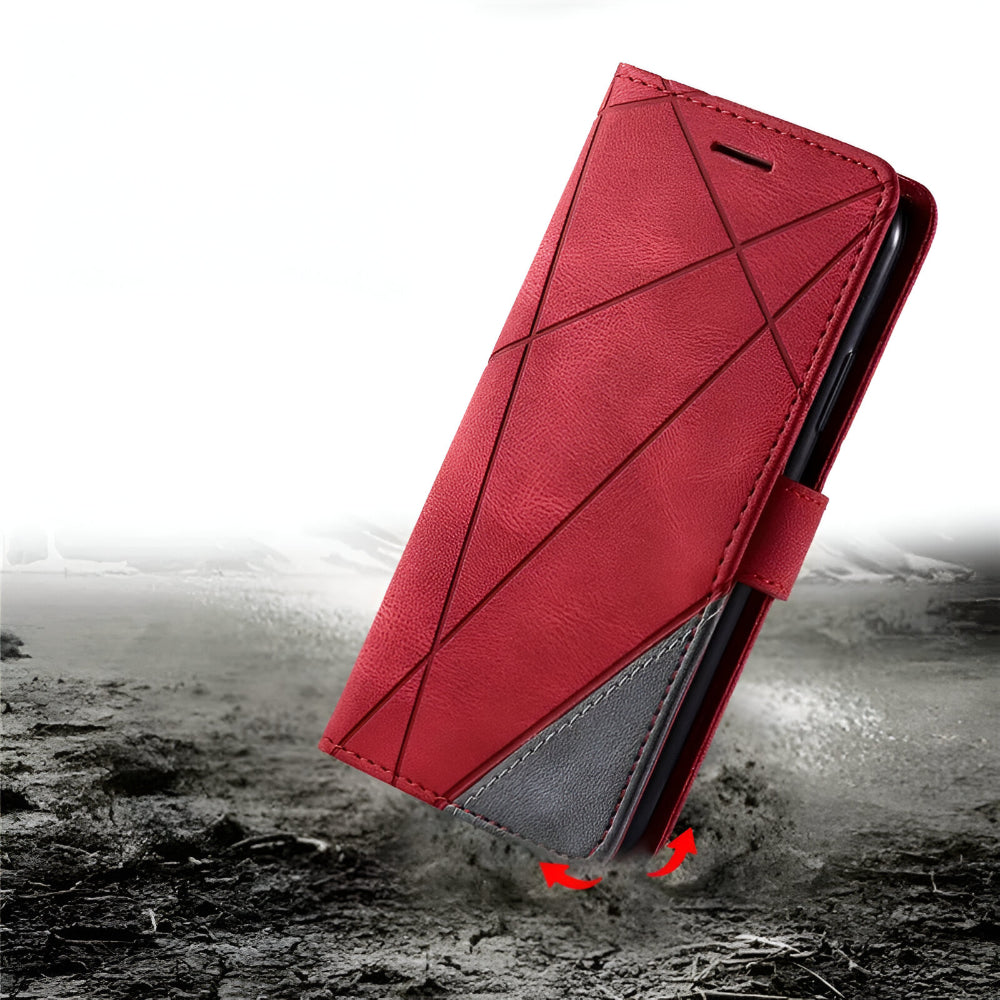 Handyhülle Leder Magnetisch Flip Wallet