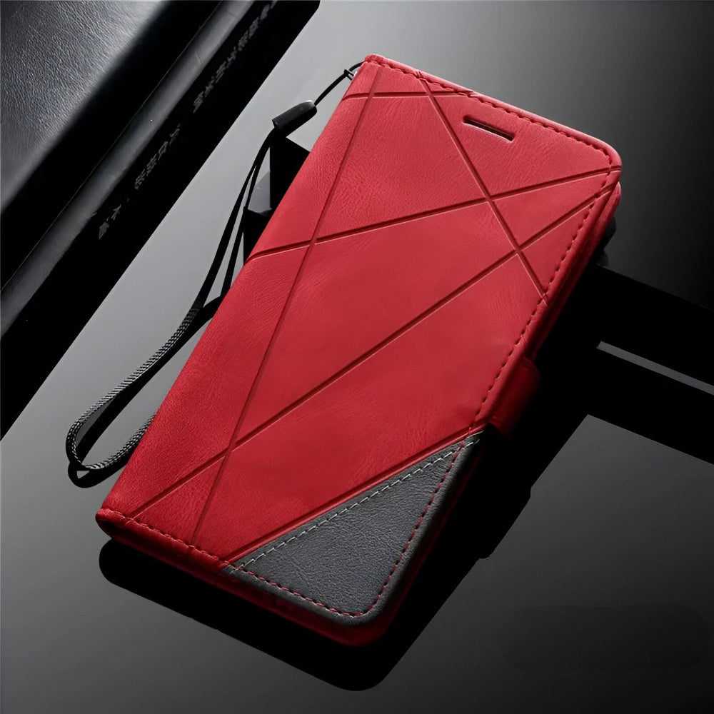 Handyhülle Leder Magnetisch Flip Wallet