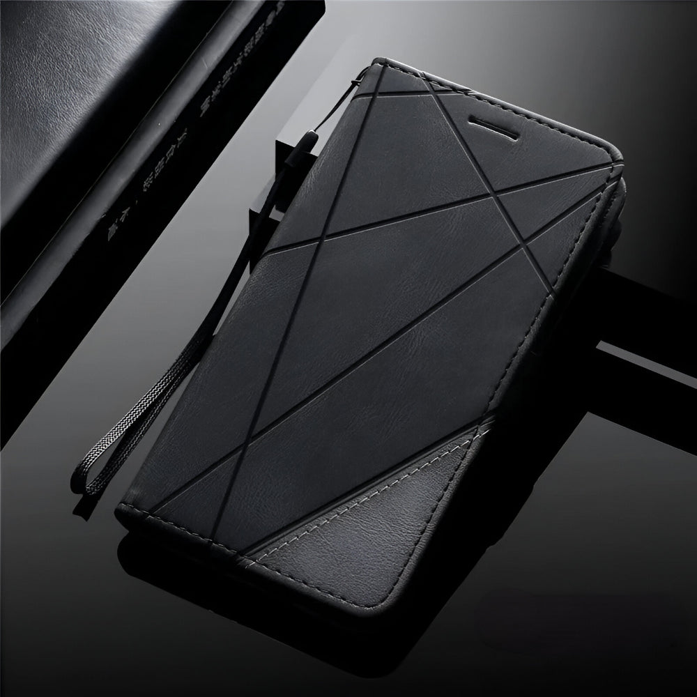 Handyhülle Leder Magnetisch Flip Wallet