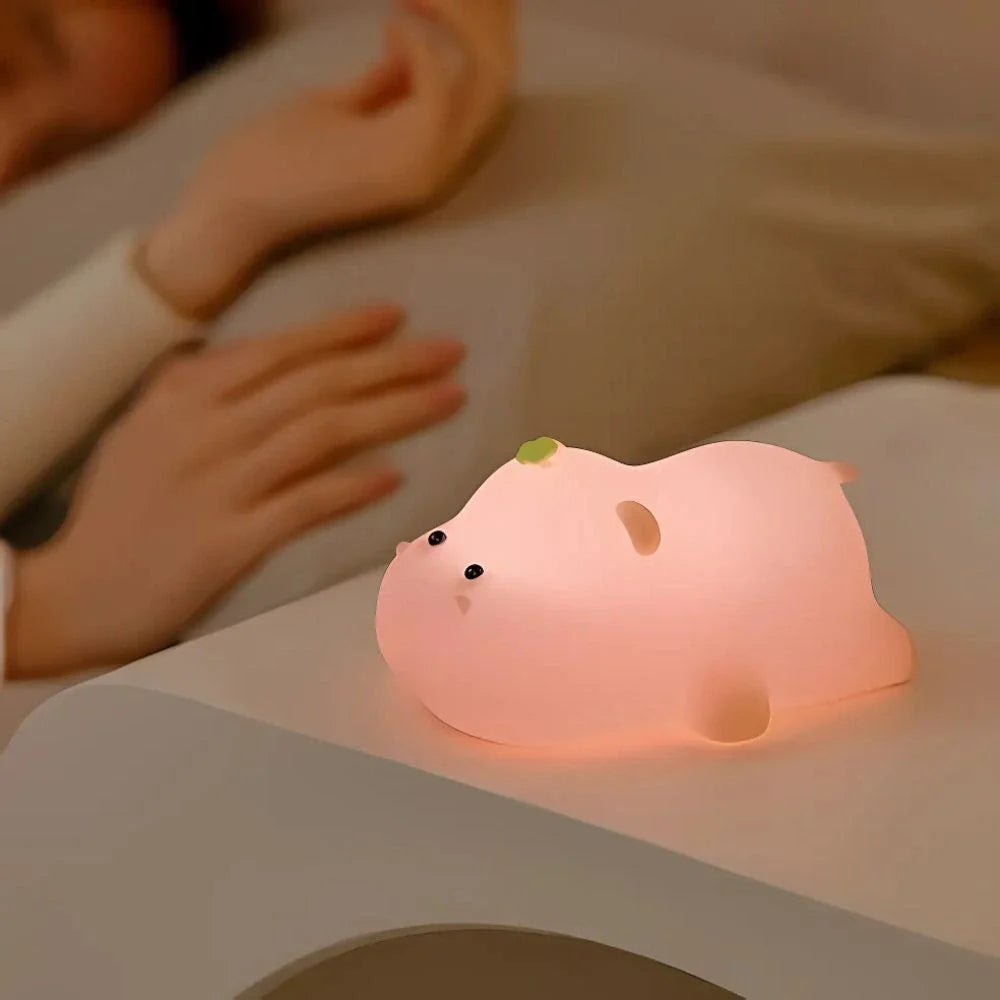 LED Nachtlicht Silikon Tier Kinderlampe