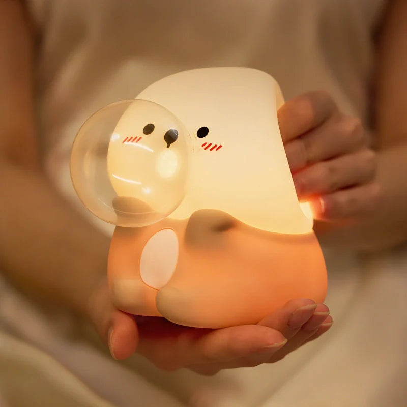 LED Nachtlicht Silikon Tier Kinderlampe