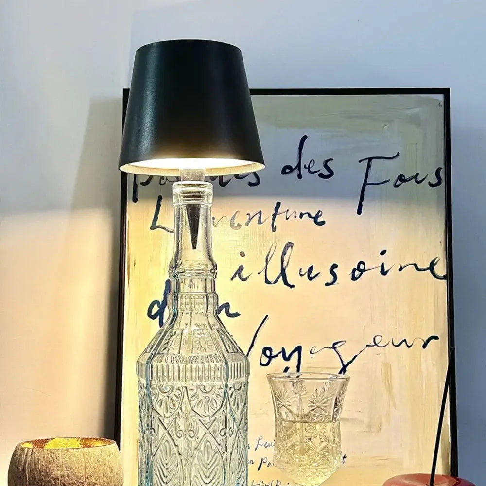LED Flaschenlampe Kabellos Dimmbar Modern