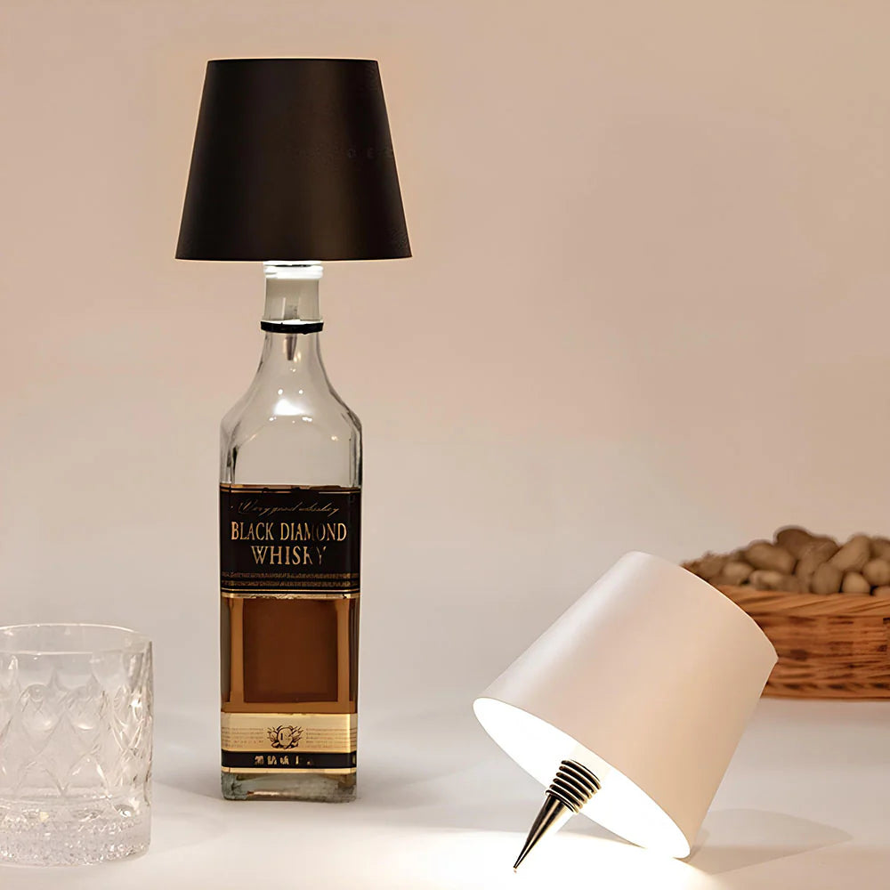 LED Flaschenlampe Kabellos Dimmbar Modern