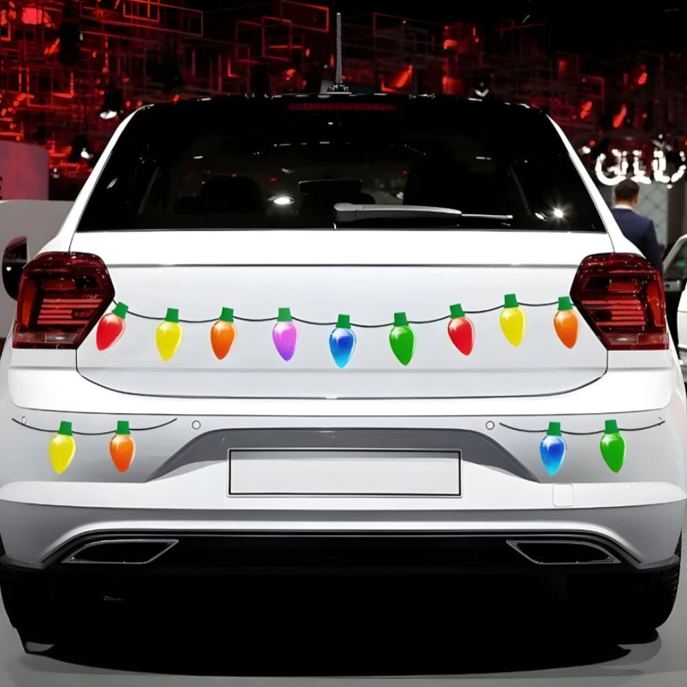 Weihnachts Deko Magnetische Glühbirnen Aufkleber