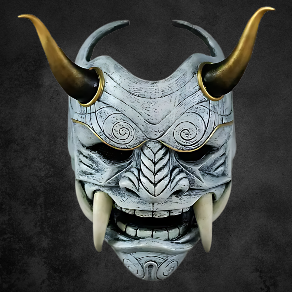 Graue Oni Maske - Image 1