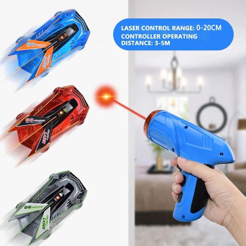 Ferngesteuertes Spielzeugauto mit Lasersteuerung