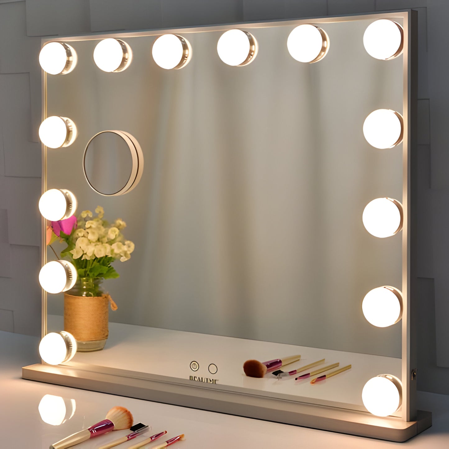 LED Schminkspiegel Beleuchtung dimmbar für Bad