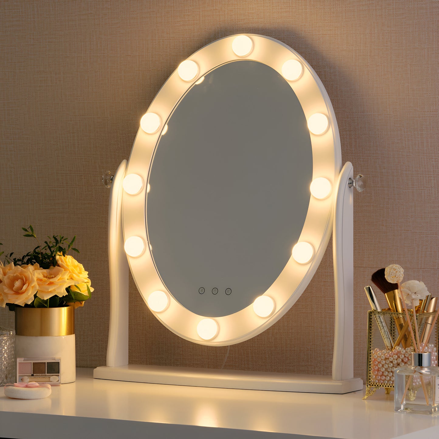 LED Schminkspiegel Beleuchtung dimmbar für Bad