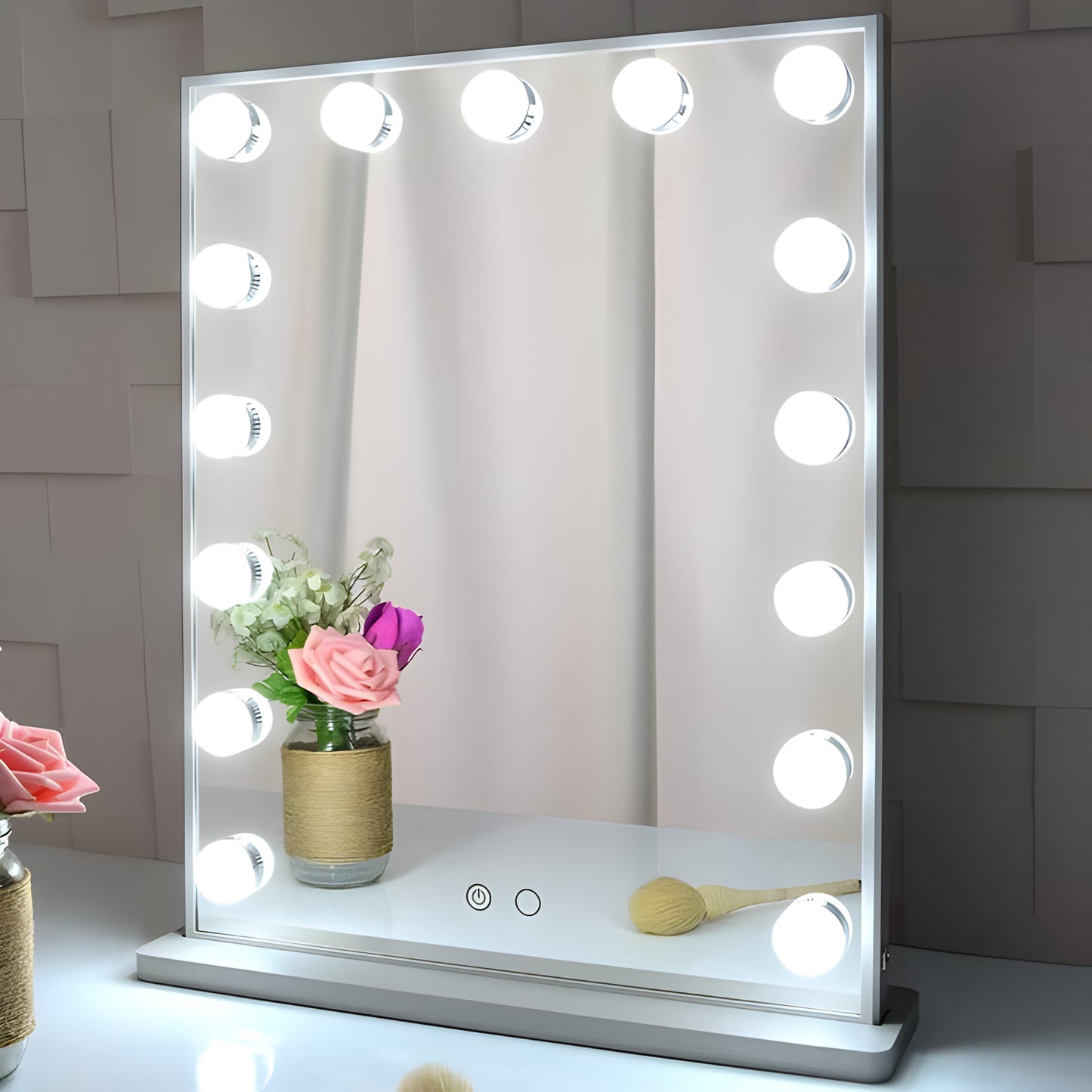 LED Schminkspiegel Beleuchtung dimmbar für Bad