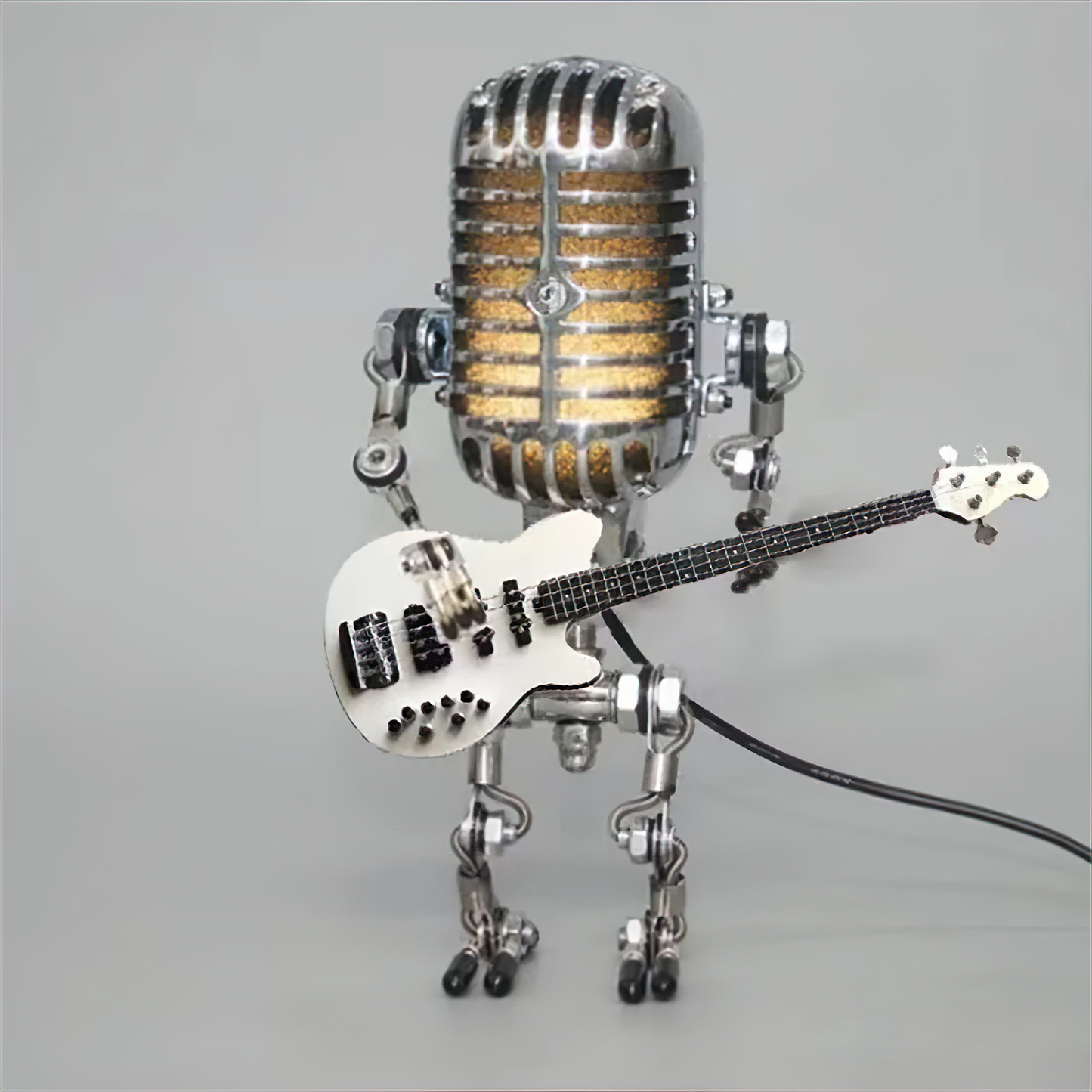 Tischlampe Industrie Stil Metall Roboter Design