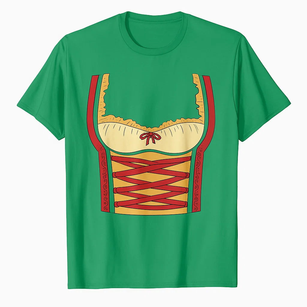 Damen Oktoberfest T-Shirt | Kurzarm Sommerlich