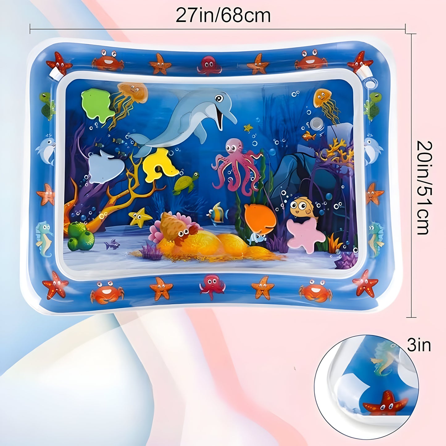 Baby Spielmatte Wassergefüllt PVC Sensorik
