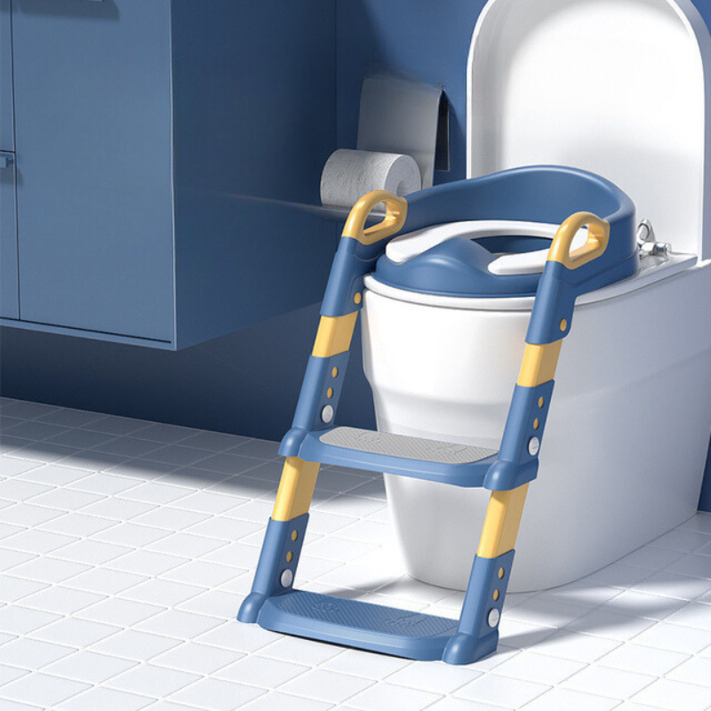 Kinder Toilettensitz mit Leiter Kunststoff