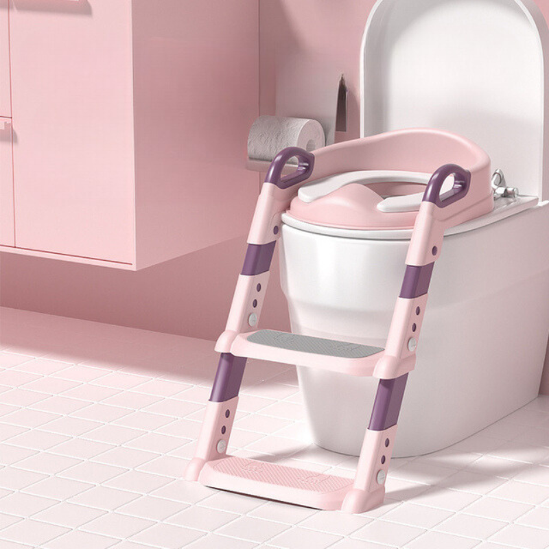 Kinder Toilettensitz mit Leiter Kunststoff