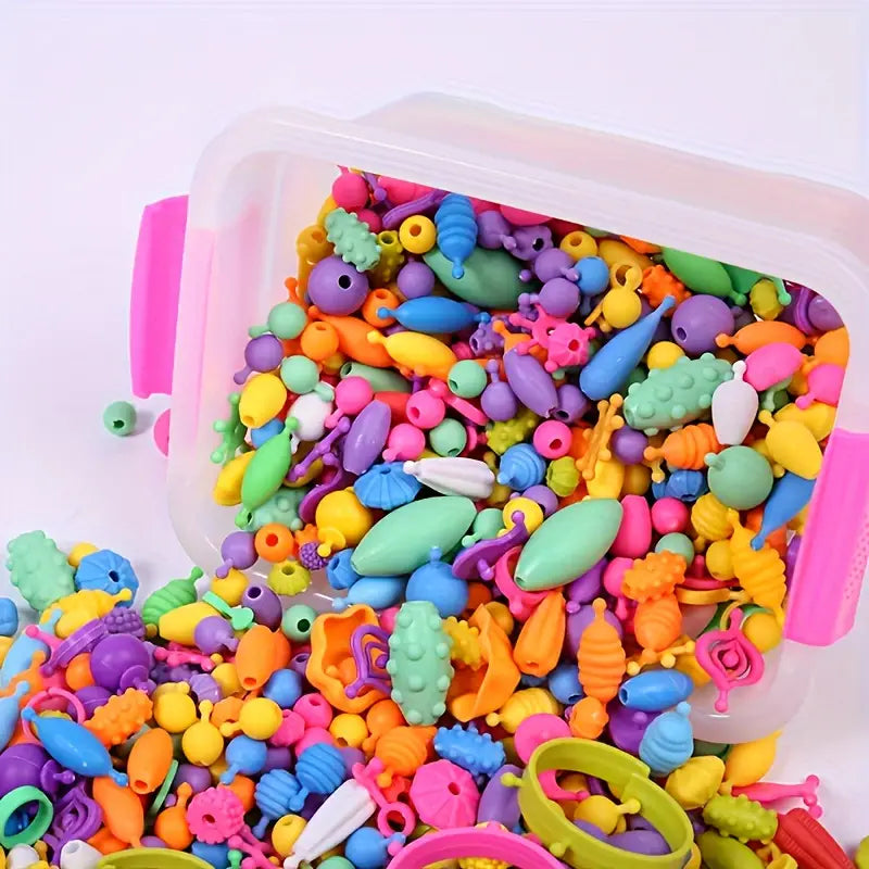 Bunte Perlen Kinder Schmuck Bastelset