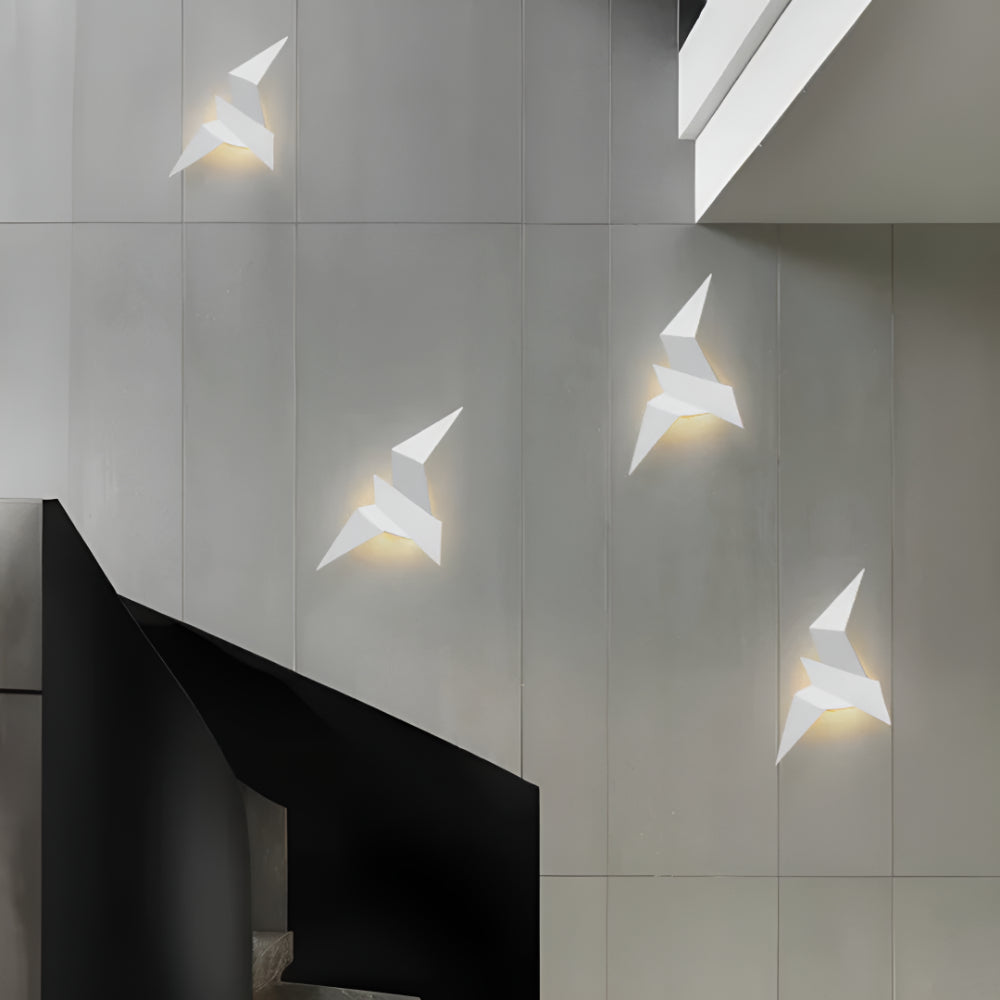 Wandleuchte Modern Metall Origami Design