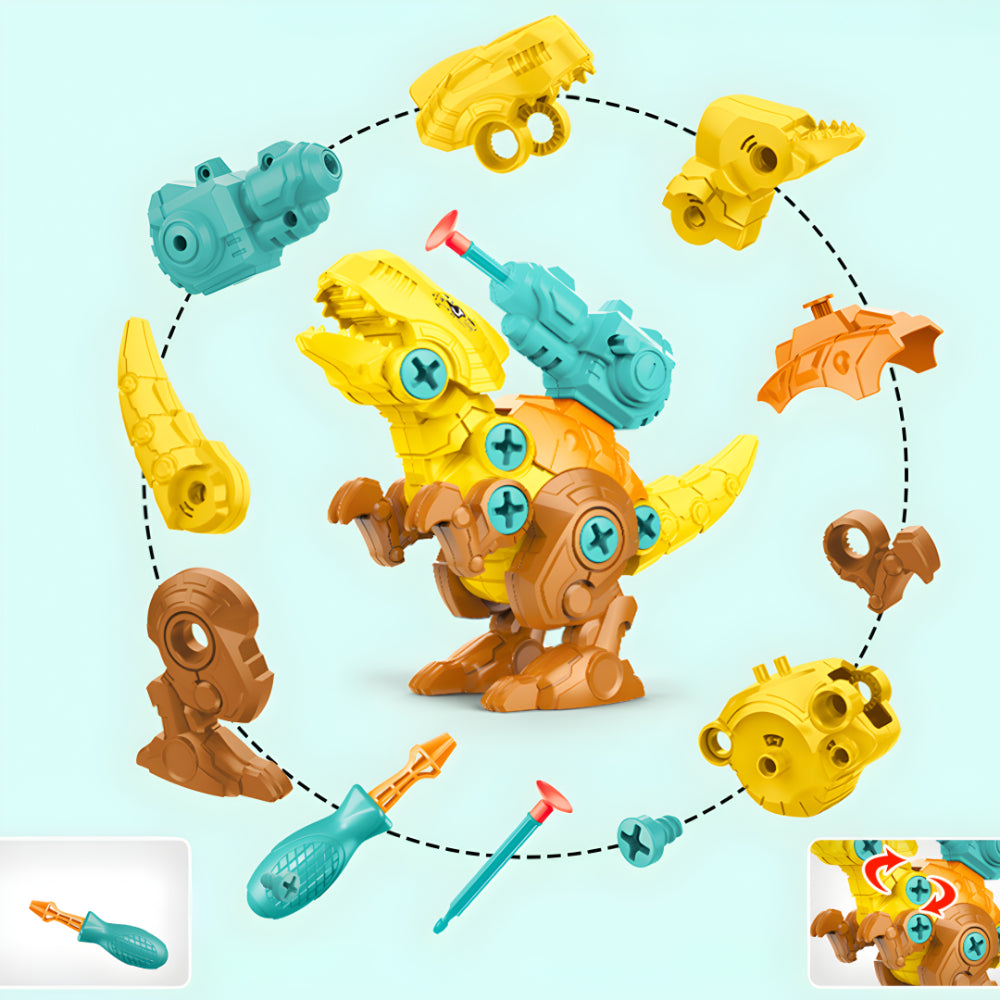 Dinosaurier Bauspielzeug Kinder Schraubenzieher Set