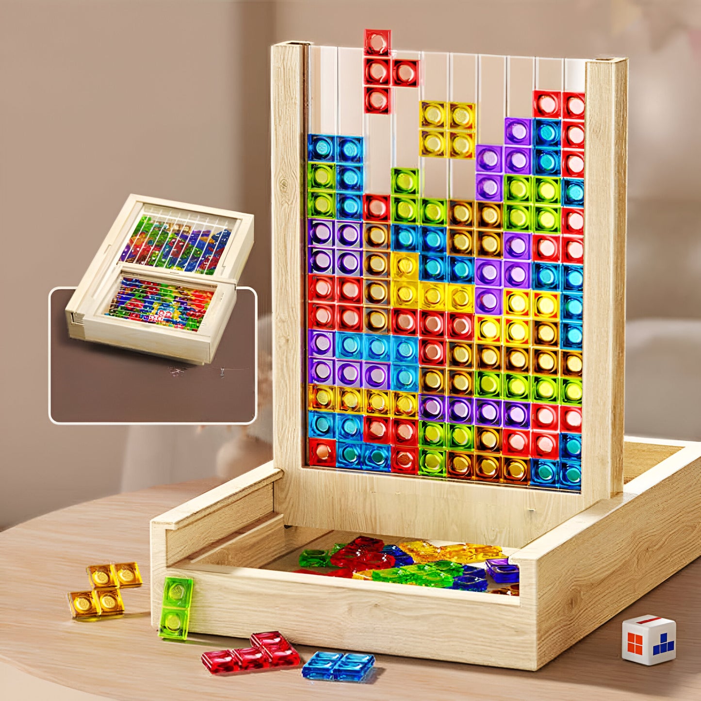 Holz Puzzle Spielzeug Bunt Pädagogisch