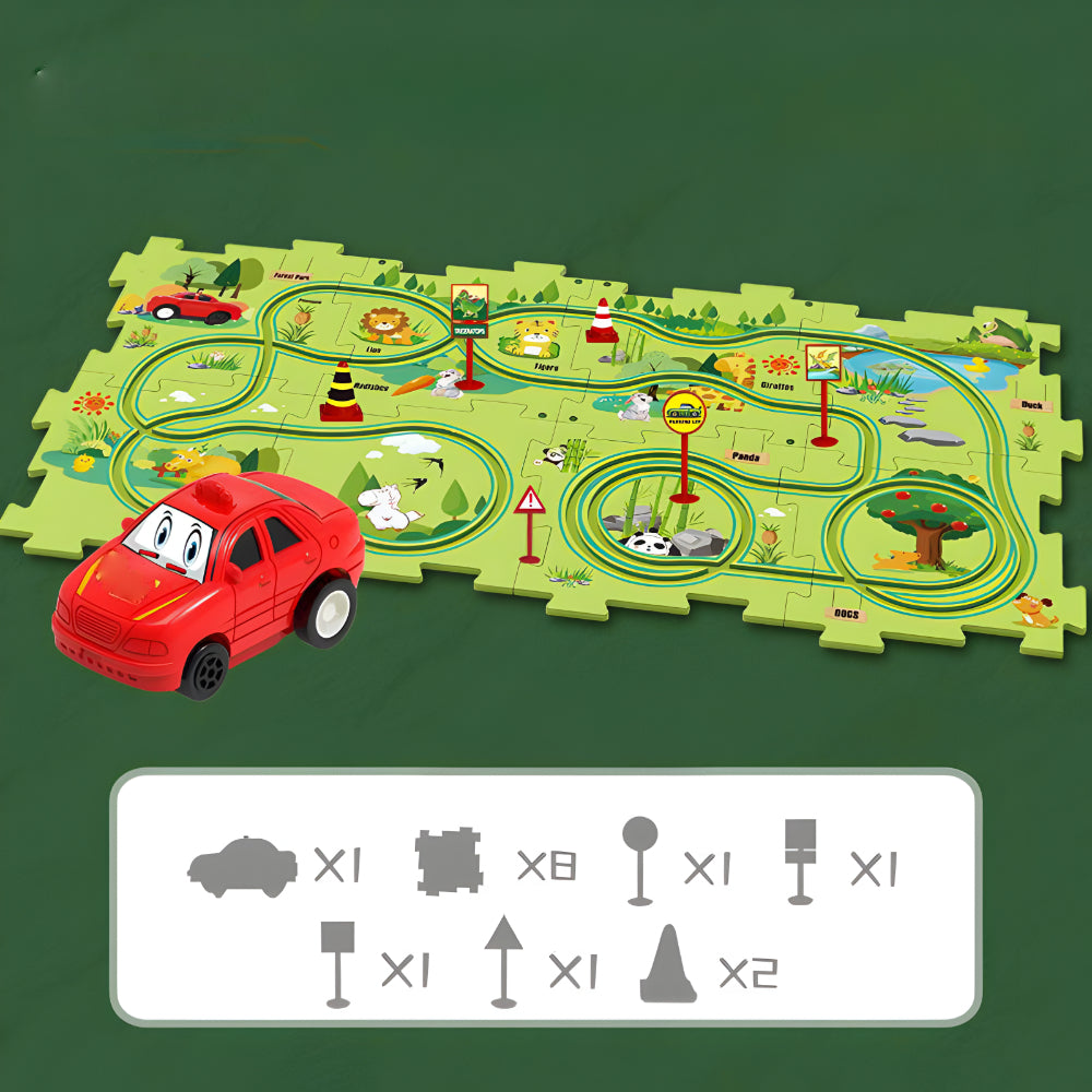 Spielzeug Auto Rennbahn Set Kunststoff
