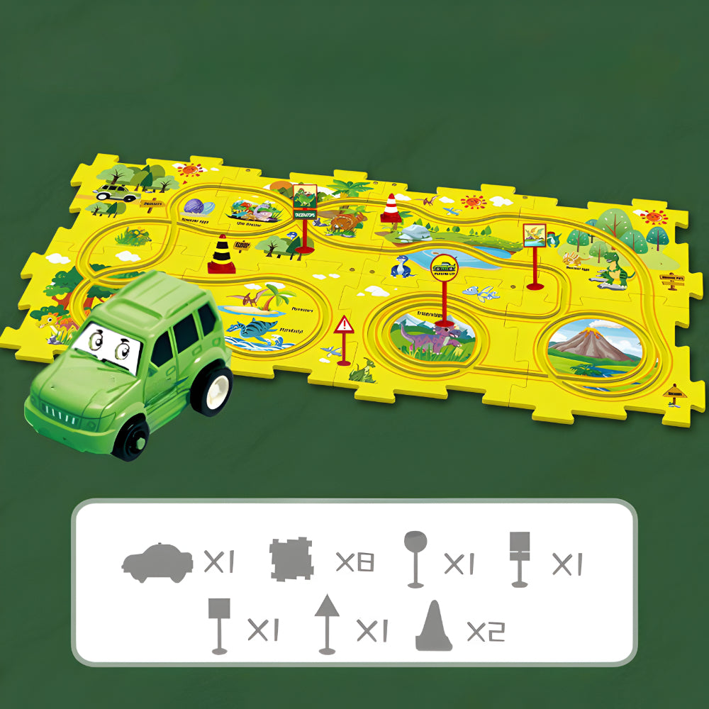 Spielzeug Auto Rennbahn Set Kunststoff