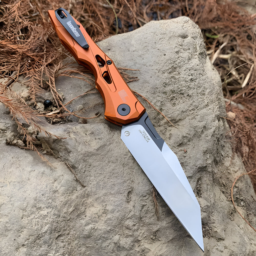 Taschenmesser Schwarz Aluminum Klappmesser Outdoor