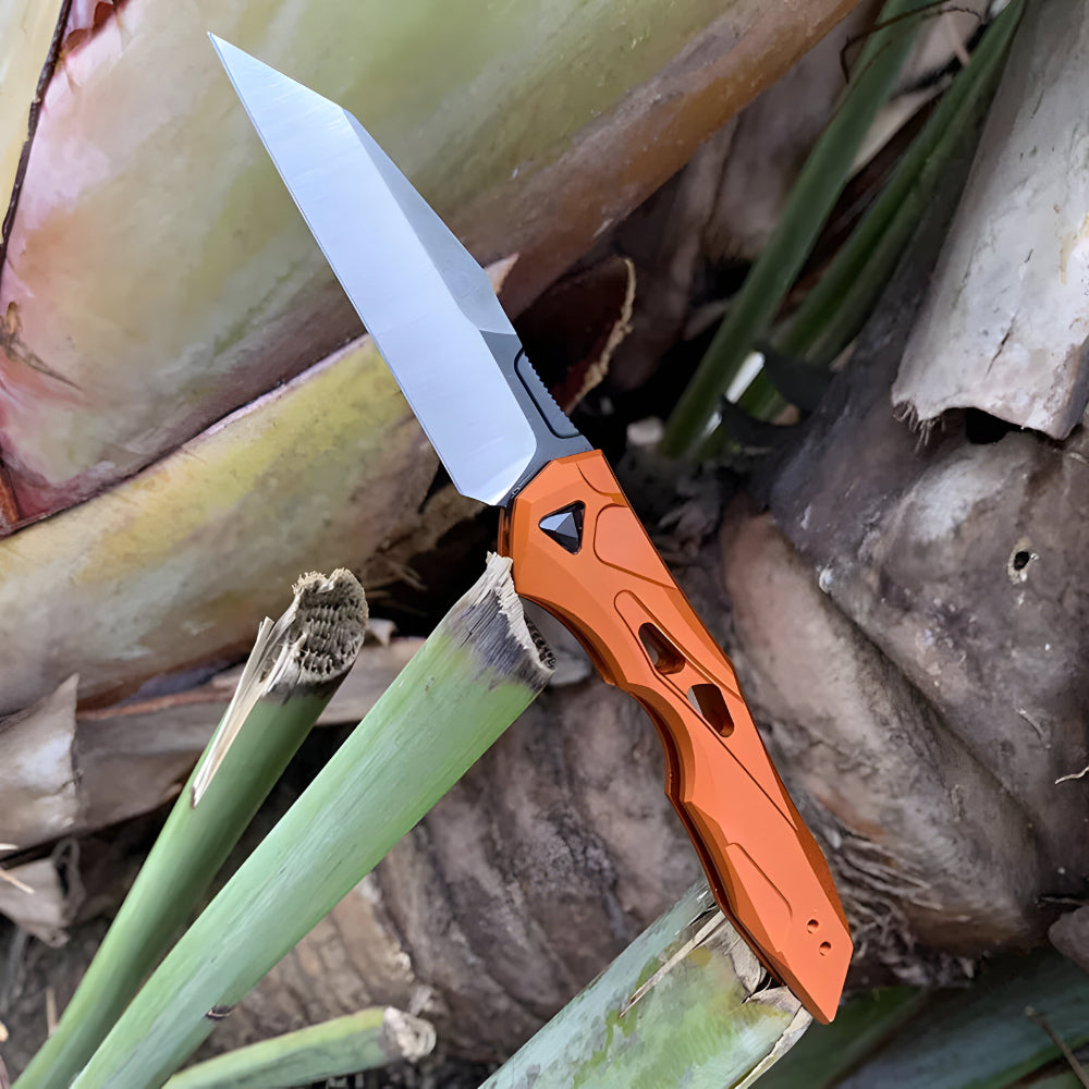 Taschenmesser Schwarz Aluminum Klappmesser Outdoor