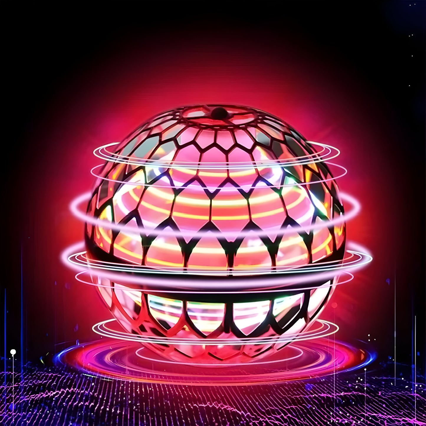 LED Spielzeugball fliegender Leuchtball Kinder