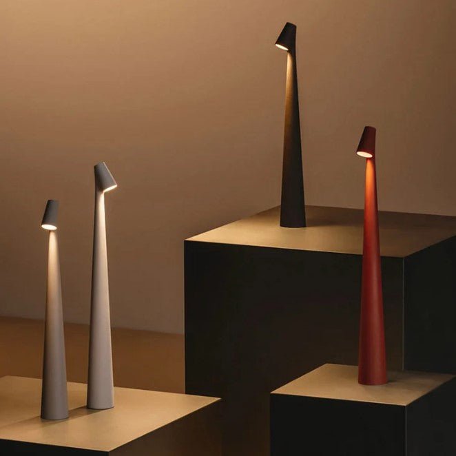 Tischlampe Aluminium Akku LED Modern Design