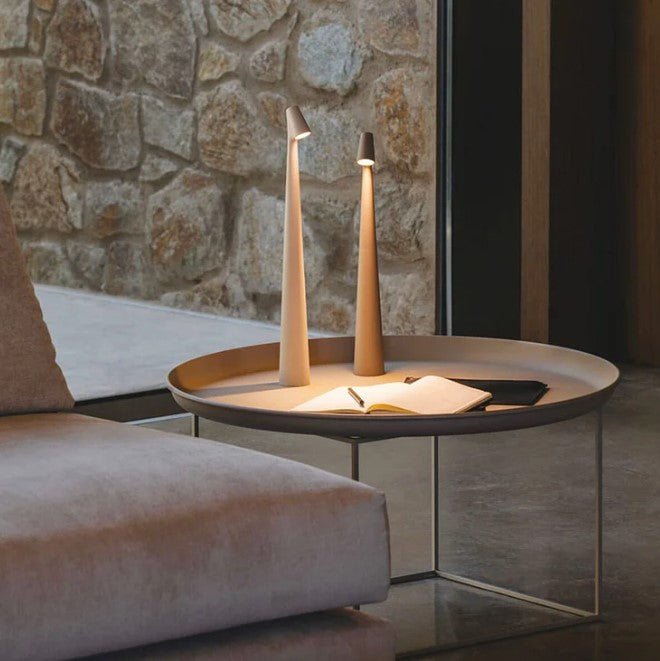 Tischlampe Aluminium Akku LED Modern Design