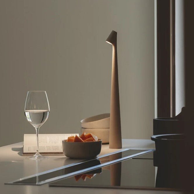 Tischlampe Aluminium Akku LED Modern Design
