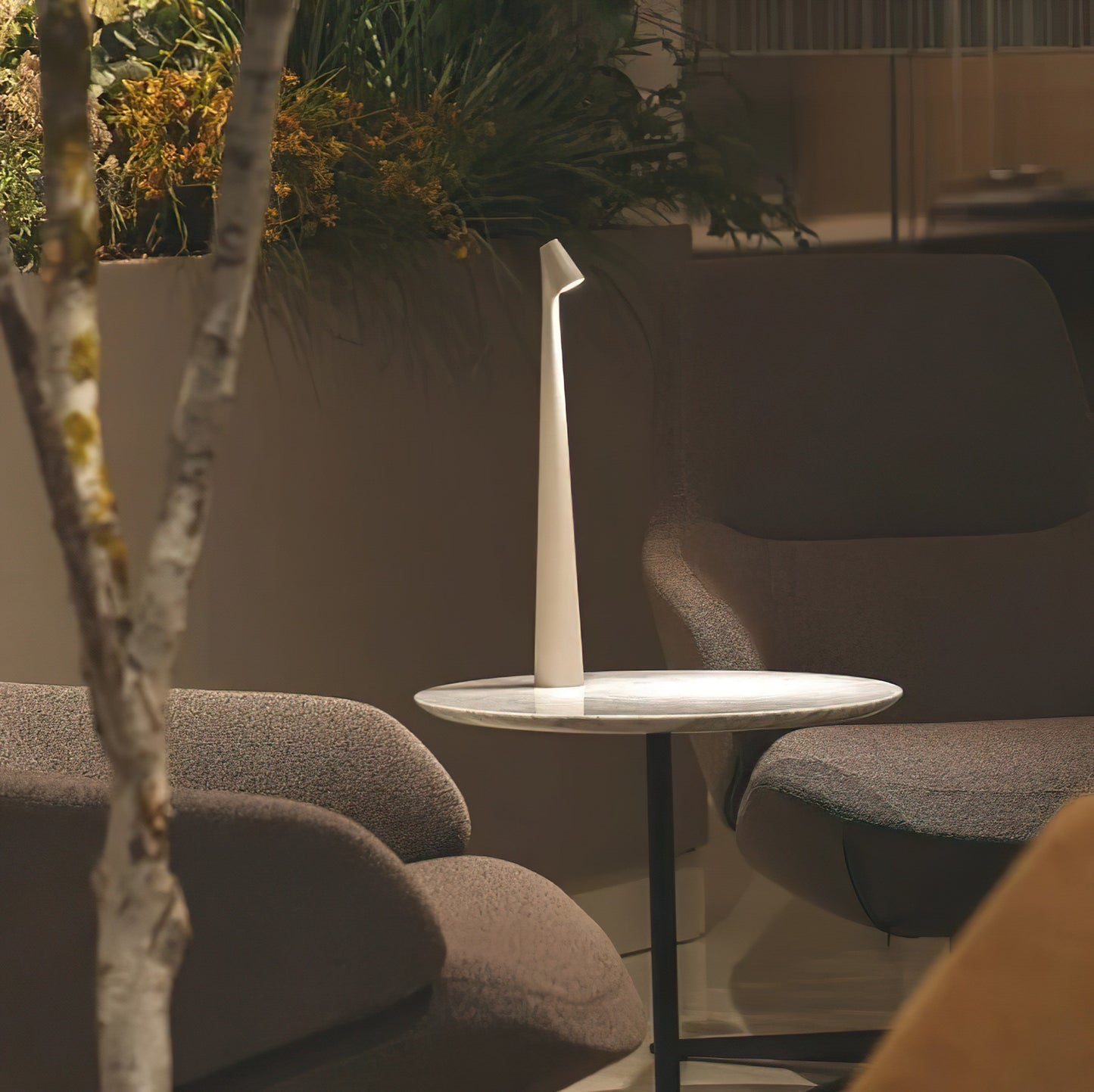 Tischlampe Aluminium Akku LED Modern Design
