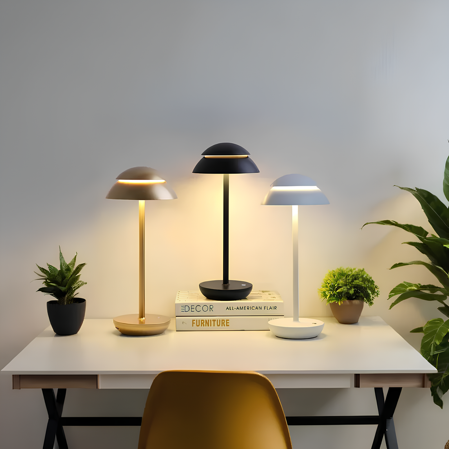 LED Tischlampe Modern Metall Kabellos