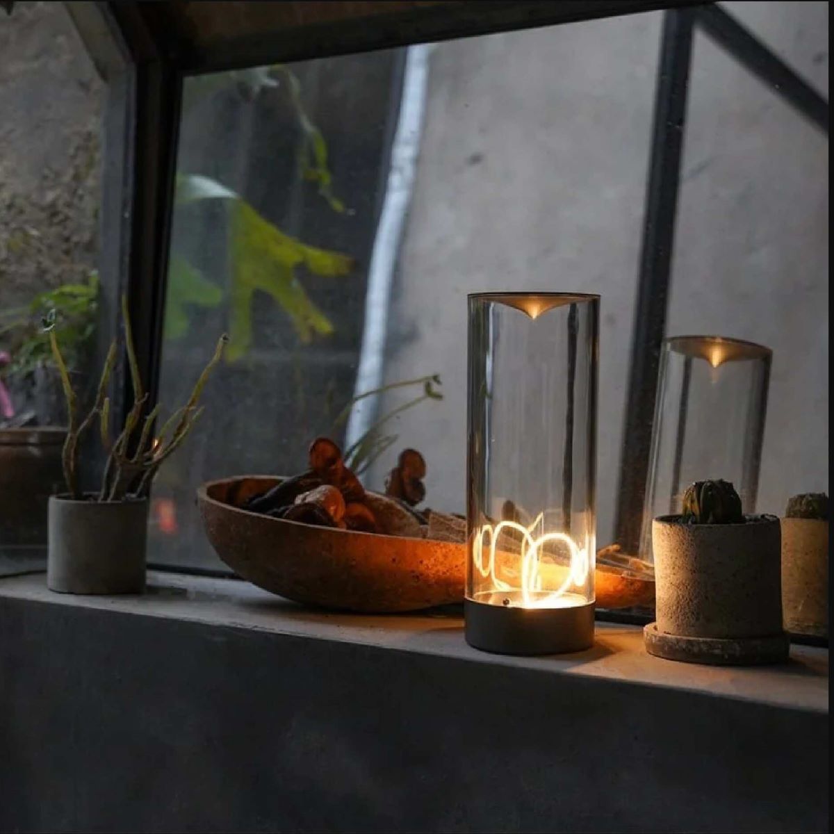 LED Tischlampe Kabellos Modern Dimmbar