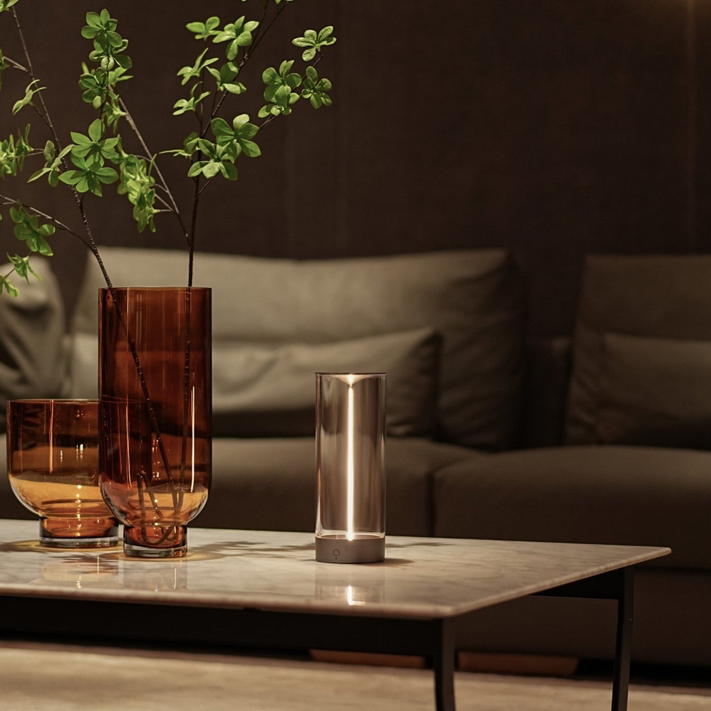 LED Tischlampe Kabellos Modern Dimmbar