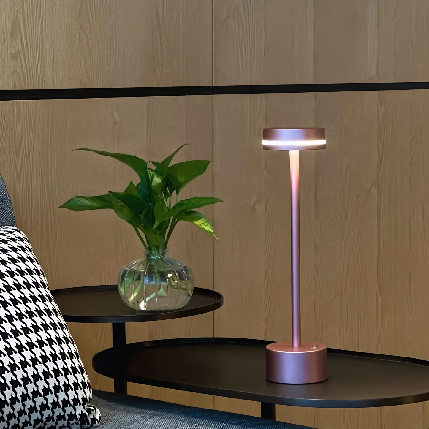 LED Tischlampe Kabellos Dimmbar Aluminium Modern