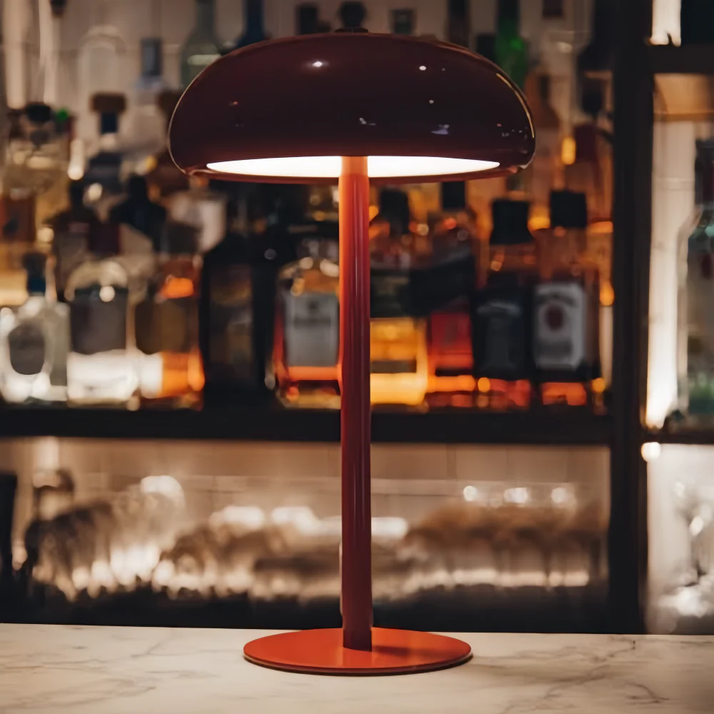 Moderne LED Tischlampe im Retro Design