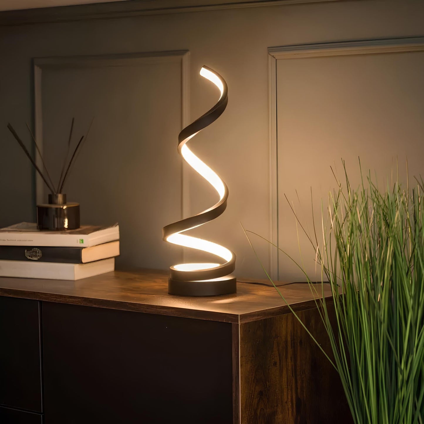 LED Tischlampe Modern Spiral Dimmbar