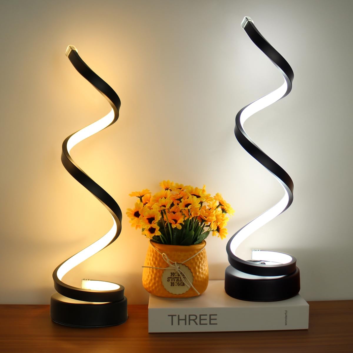 LED Tischlampe Modern Spiral Dimmbar