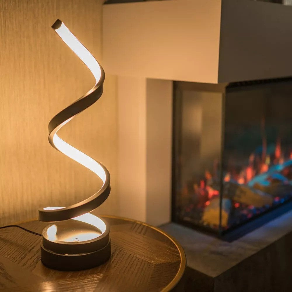 LED Tischlampe Modern Spiral Dimmbar
