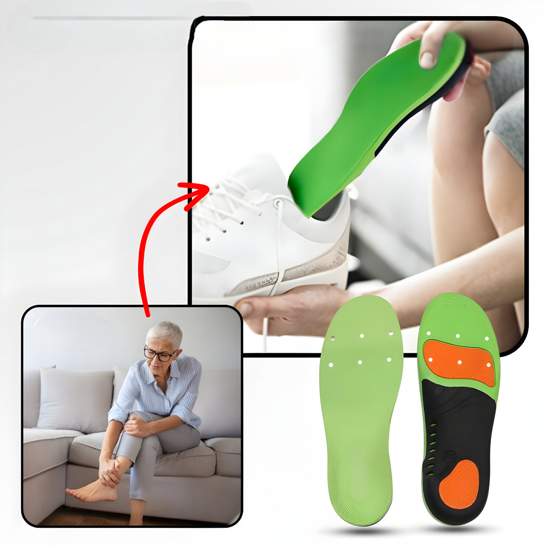 Orthopädische Schuheinlagen gegen Fußschmerzen