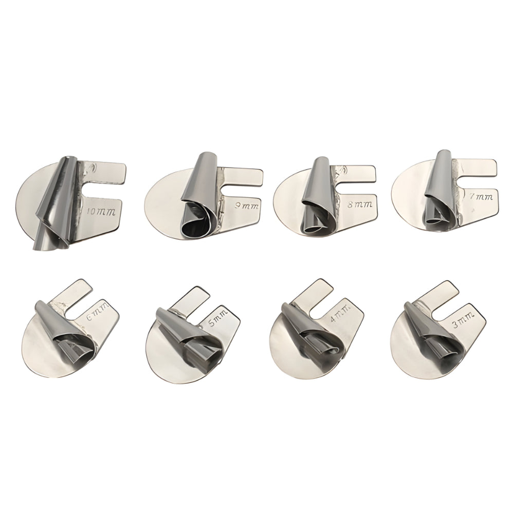 Nähmaschine Edelstahl Saumfuß Set Zubehör