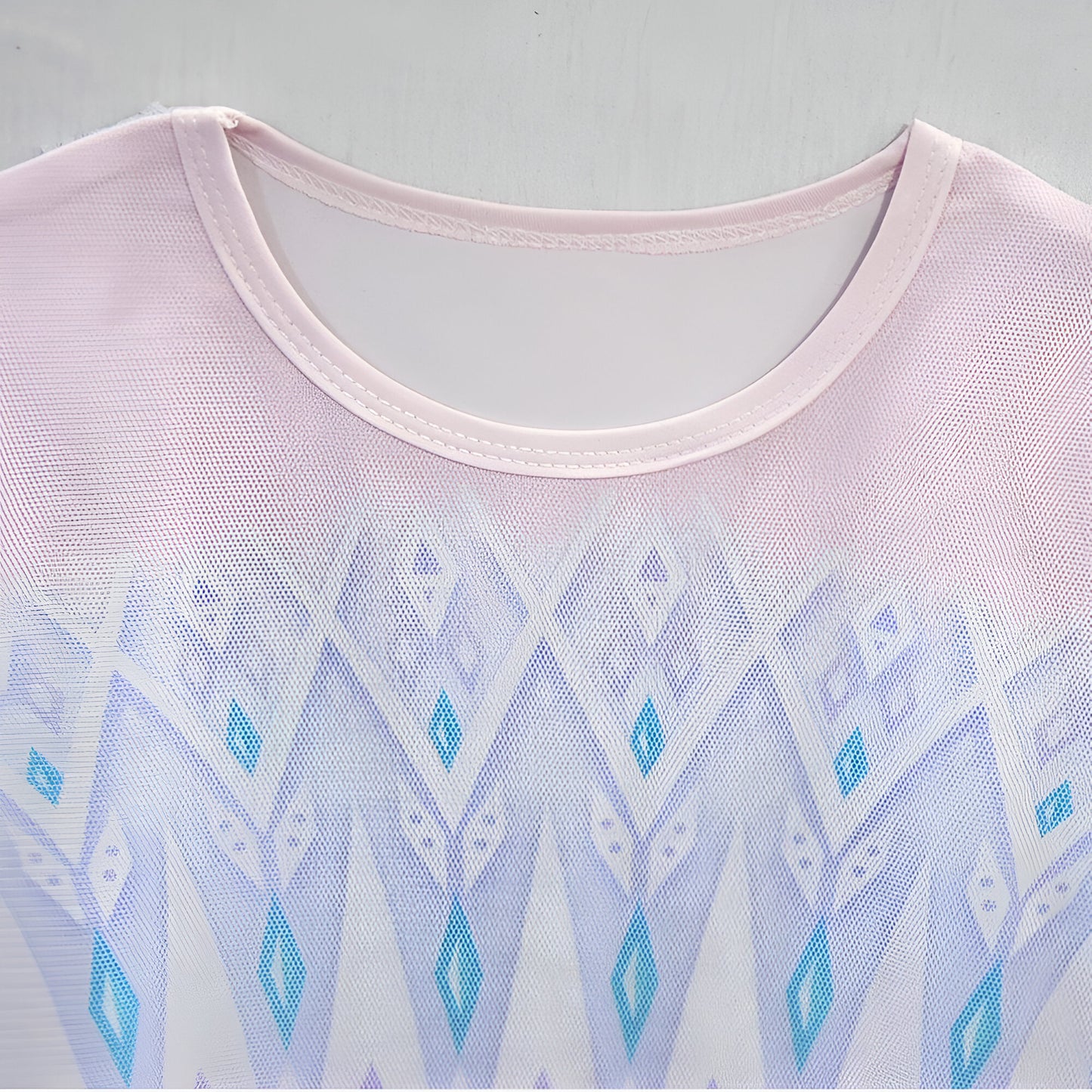 Prinzessin Kleid Mädchen Blau Weiß Kostüm