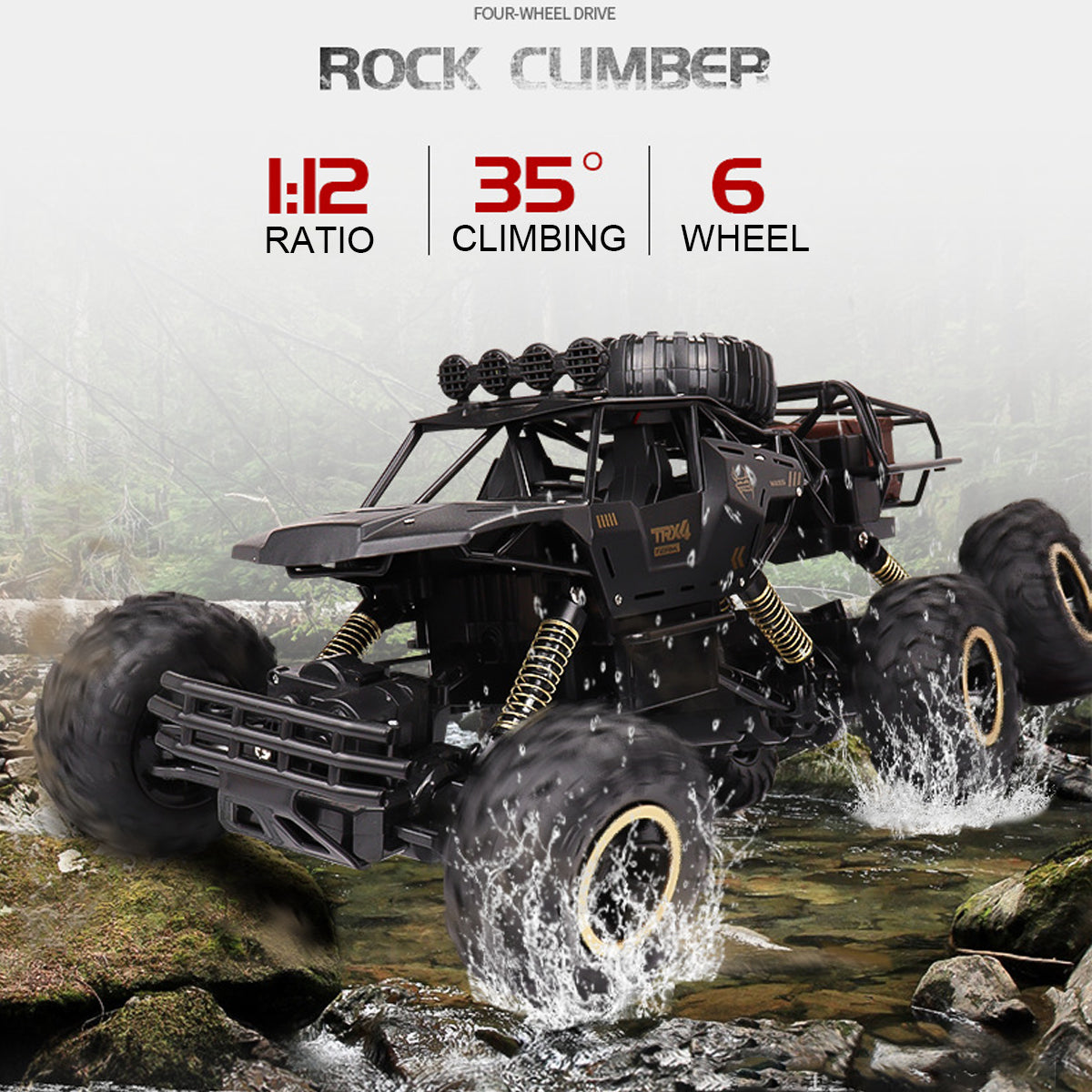 Ferngesteuertes Auto Offroad 6WD Metalltruck