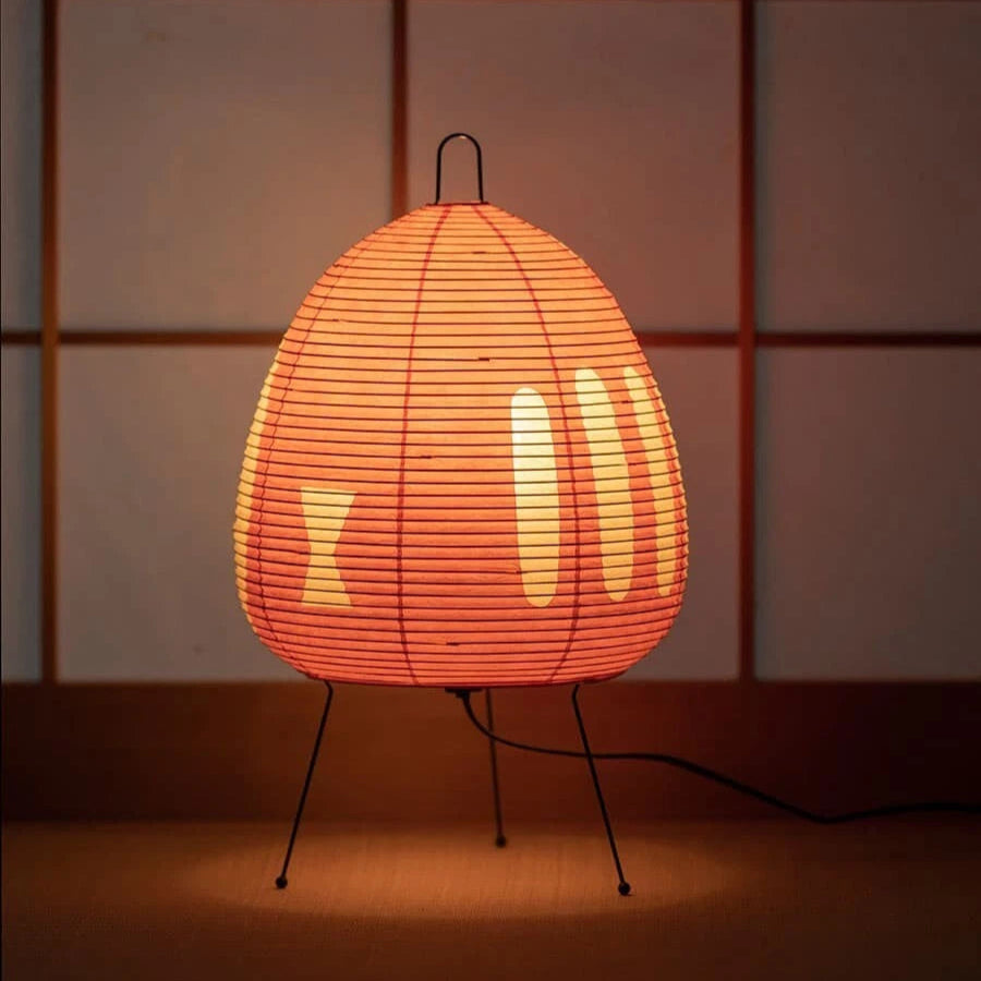 Tischlampe Reispapier Retro Japanisch Design