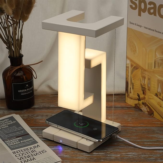 LED Tischlampe Modern mit Wireless Ladefunktion