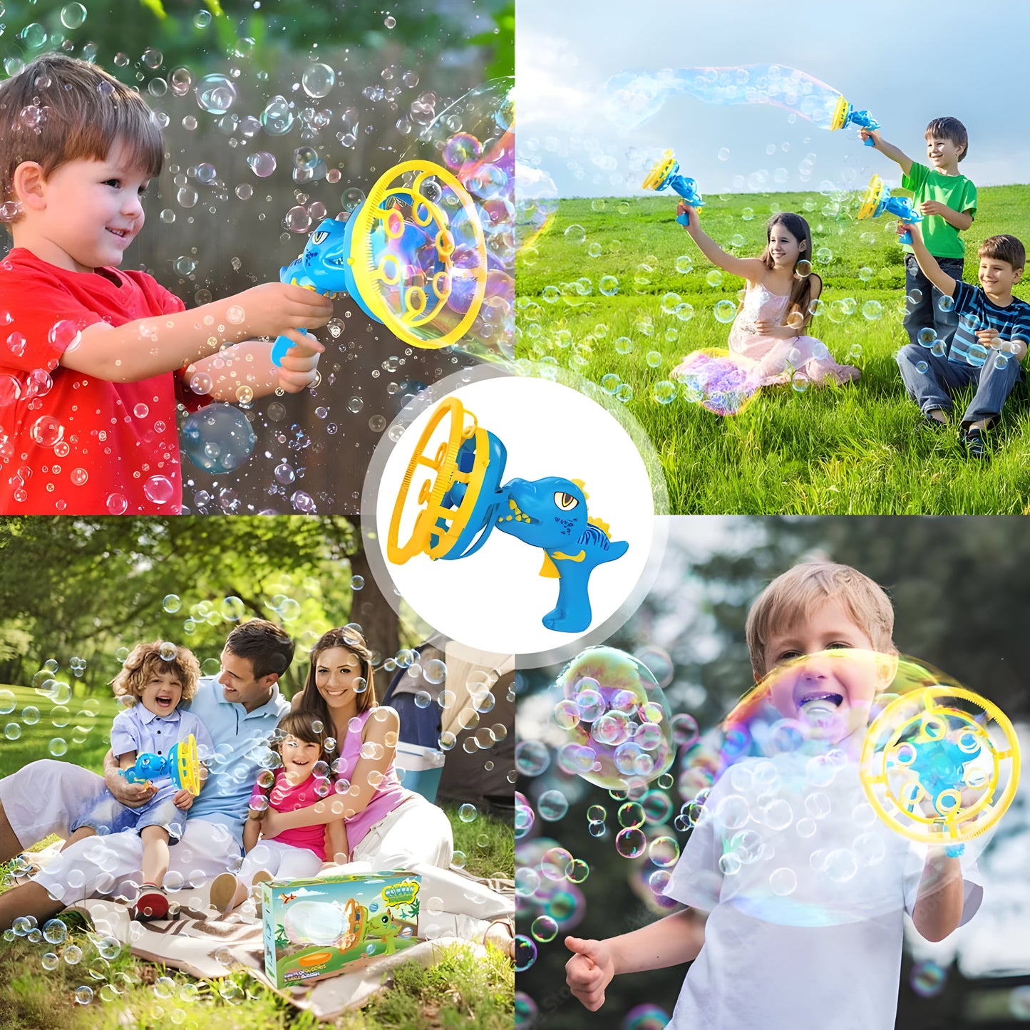 Seifenblasen Spielzeug Dinosaurier Blaster Kinder