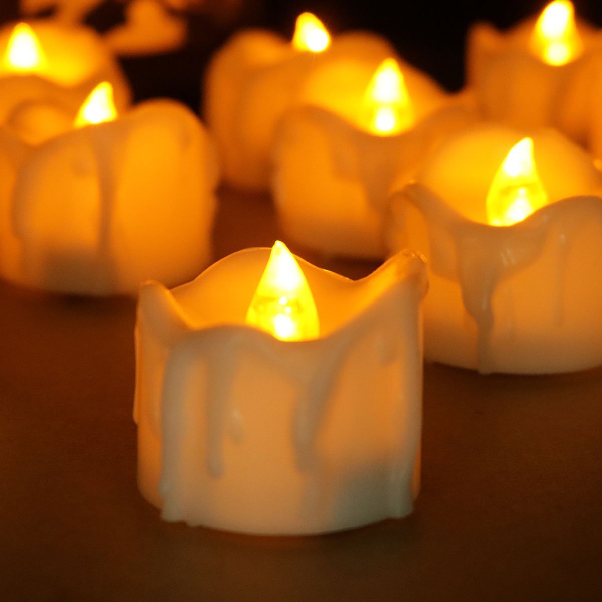 LED Kerzen Flammenlos Dekolicht